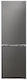 Sharp Ψυγειοκαταψύκτης 331lt NoFrost Υ185xΠ59.5xΒ65εκ. Inox SJ-FBA11DMXPE