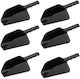 Set 6 Polycarbonat-Shaker 1200ml 19,5x12,5x9,5cm Schwarz
