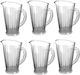 Set 6 Raki Polycarbonate Carafes 1900ml D13xh23cm