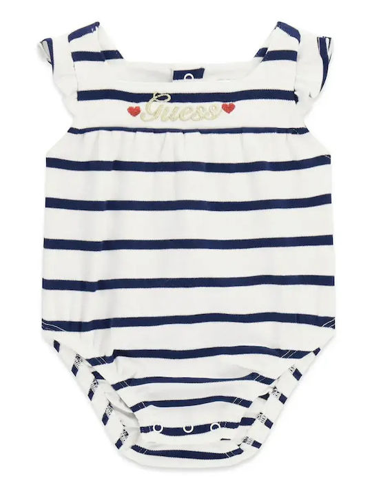 Guess Формáки Striped Бяло/Синьо