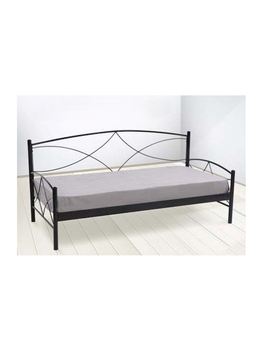 Andros Bett Einzel Metall für Matratze 90x190cm...