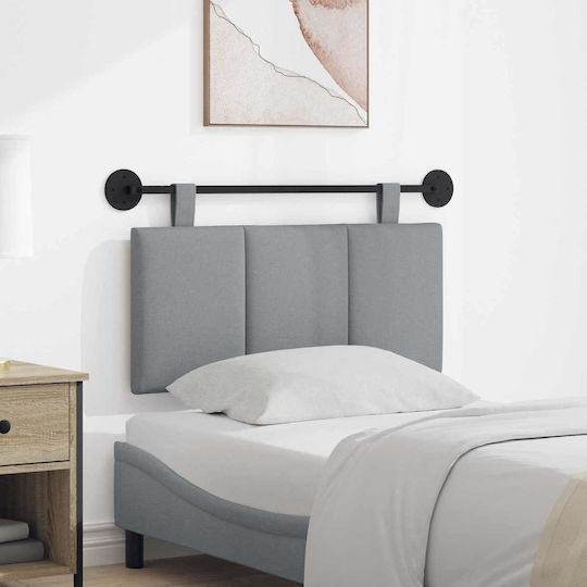 vidaXL Μαξιλάρι για Κεφαλαρι Υφασμάτινο Γκρι 100x55cm