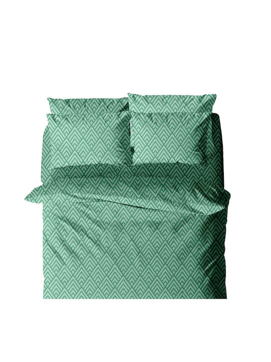 White Fabric Luma Σετ Σεντόνια Διπλά 200x260εκ....