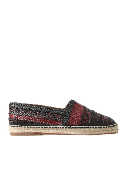 Dolce & Gabbana Leather Women's Espadrilles Black