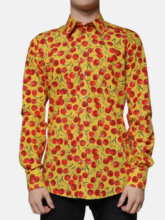 Dolce & Gabbana Риза Slim Fit в Бордо Dolce & Gabbana Риза Slim Fit в Бордо