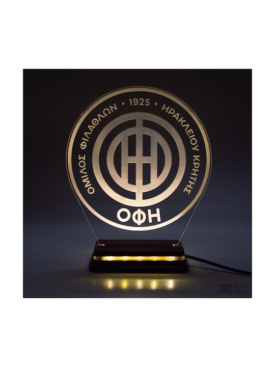 World of Wood Dekoratives Tischlicht LED 21x13cm
