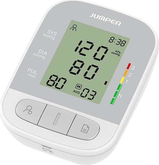 Jumper Medical Ηλεκτρονικό Πιεσόμετρο Μπράτσου Ακριβείας με ανίχνευση Αρρυθμίας HA210