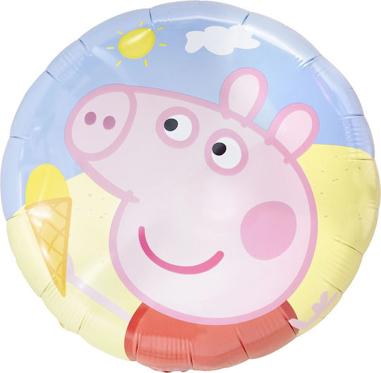 Round Balloon Peppa Pig Foil Piglet Street 50cm