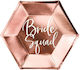 Bachelorette Bride Squad Plate for Party 6 Pieces
