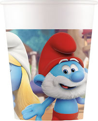 Smurfs Glass for Party 8 Pieces