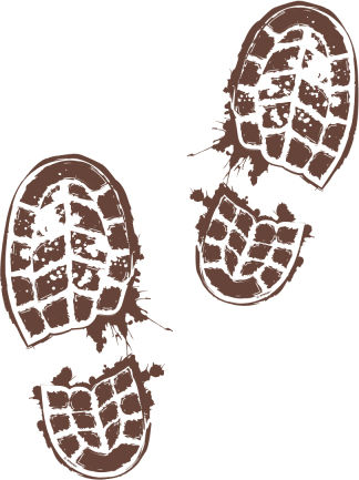 Xfood Halloween Muddy Shoes Serving Set for Party 4 Pieces