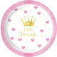 Princess Party Plate 8 Pieces