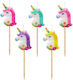Lumanări De Ziua De Naștere Unicorn 5 Bucăți