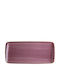 Bonna Platou De Servire Negru Rectangular Din Porțelan Violet 34x16cm