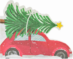 Χαρτοπετσέτες Christmas Car 16 Τεμ Χαρτοπετσέτες Christmas Car 16 Τεμ