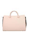 Leder Damen Schultertasche Rosa