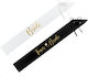 Bachelorette Bride & Team Bride Fabric Ribbon Metallic 6pcs (Miscellaneous Colours)