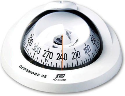 Plastimo Offshore 95 Recessed White Compass