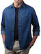 Long Sleeve Overshirt Blue