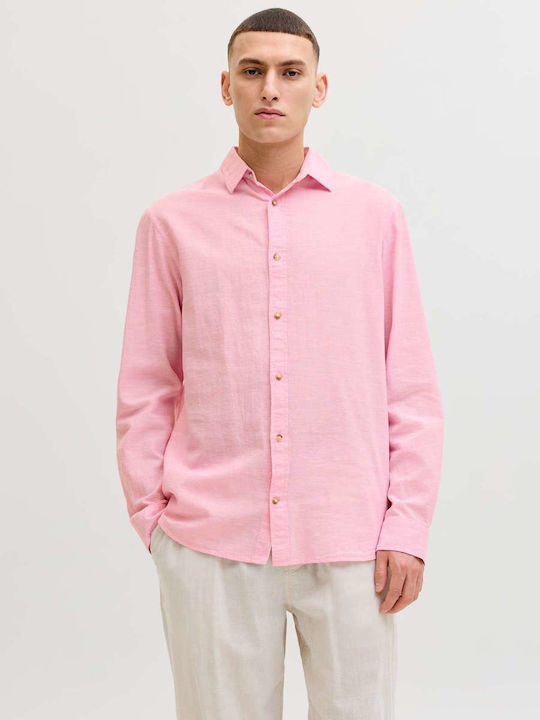 Jack & Jones Λινό Πουκάμισο Prism Pink