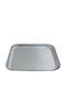 Raki Piatelă De Servire Pătrată Inox Gri 20x20cm