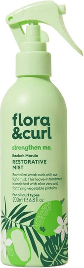 Flora & Curl Baobab Marula Restorative Strengthening Mist 200 Ml