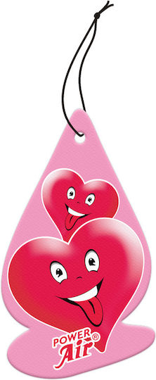Power Air Car Air Freshener Pendant Smiling Heart Tongue