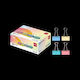 Deli Metallic Clip 32mm No3 Rio Assorted 12 Pieces