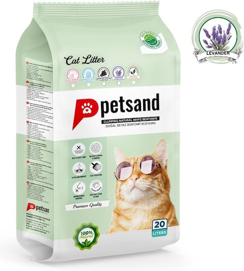 Petsand Nisip Pentru Pisici cu Miros de Lavandă 20lt