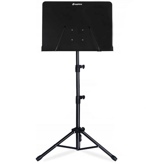 Suprimo D3 Music Stand Sheet Music Holder Adjustable Foldable Black 82-146 Cm Up To 10 Kg