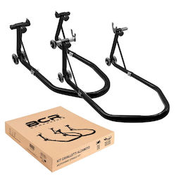 Parking Stand Front+Rear Wheel Bcr Pair Screws+Pins Included