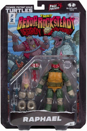 Action Figure Teenage Mutant Ninja Turtles Page Punchers Raphael By Todd Mcfarlane Teenage Mutant Ninja Turtles 13cm