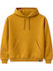 Sweatshirt With Hood Brown
