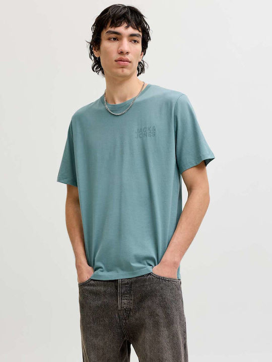 Jack & Jones Jjecorp Tricou Sport Mineral Albastru