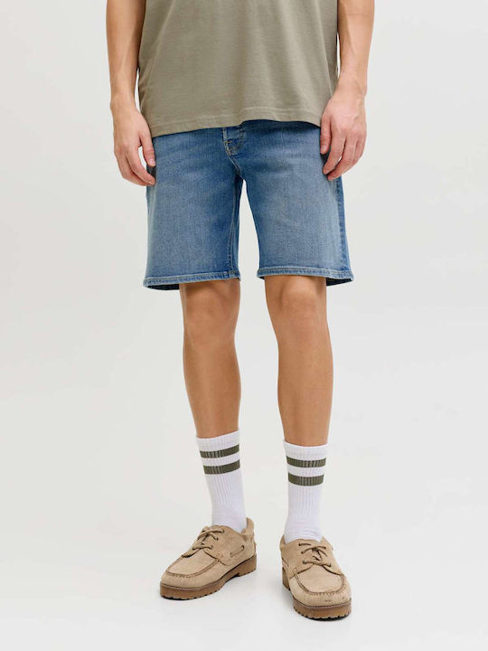 Jack & Jones Jjirick Ανδρική Βερμούδα Τζιν Blue Denim