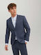 Ανδρικό Σακάκι με Στενή Εφαρμογή Navy Blazer