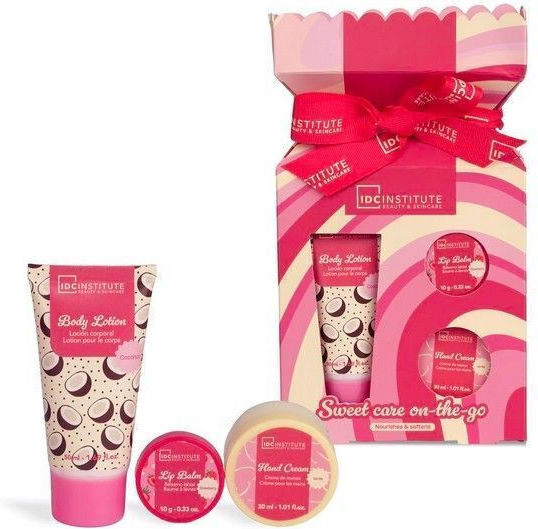IDC Institute Sweet Swirls Travel Set for Moisturizing 3 Pieces