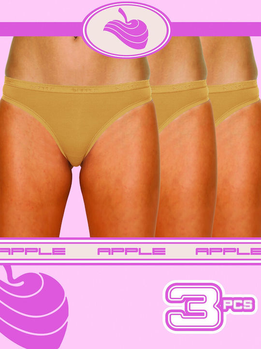 Γυναικεία Brazil 3Pack Beige