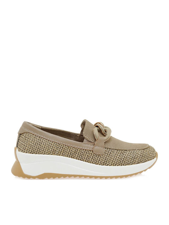 Seven Women's Loafers in Brown Colour
