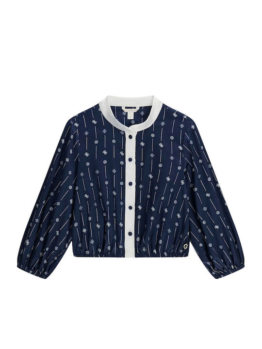 Kids Long-Sleeved Shirt Blue