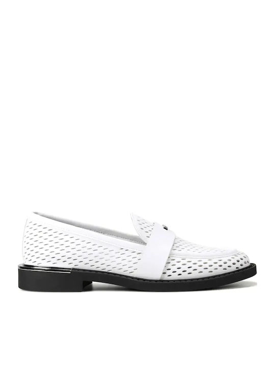 Women's Moccasins in White Colour