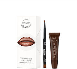 Aurora Natural The Perfect Lip Combo Σετ Μακιγιάζ για τα Χείλη Brown+Latte 2τμχ Aurora Natural The Perfect Lip Combo Σετ Μακιγιάζ για τα Χείλη Brown+Latte 2τμχ