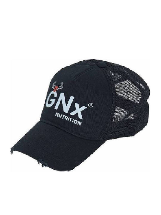 Καπελο Gnx Μαύρο Λευκό Logo 26090 H&s