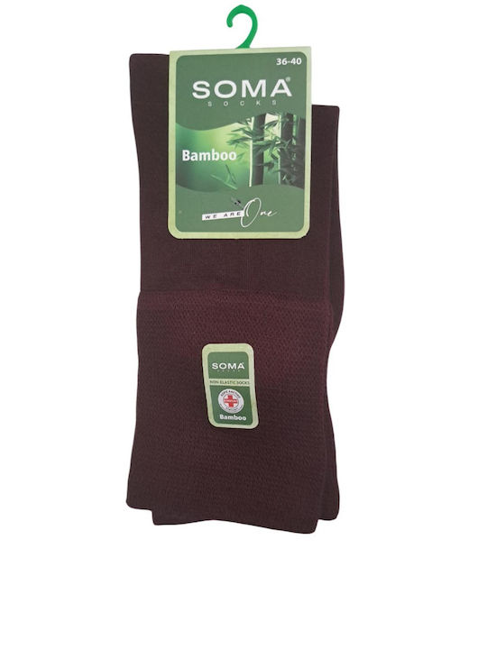 Soma Socks Șosete Pentru Femei Grenat