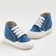 Ever Kid Βαπτιστικά Δερμάτινα Sneakers Μπλε
