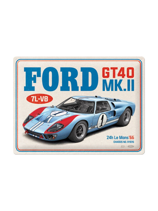 Nostalgic Art Decorative Metal Wall Sign
