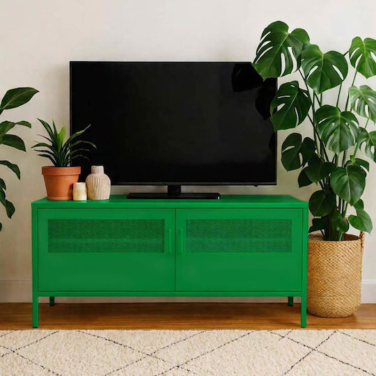 Метален Телевизионен Мебел Зелен М118xД40xВ60cm