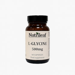 Nutrileaf L-Glycine 500mg 60 Κάψουλες Nutrileaf L-Glycine 500mg 60 Κάψουλες