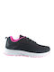 Damen Sneakers Schwarz / Fuchsia