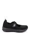 Women's Ballerina Shoes With Strap In Black Colour